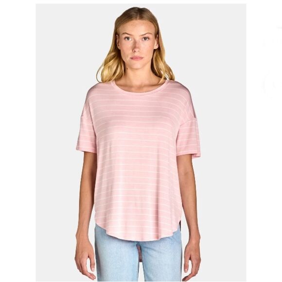 Elongated Soft Crewneck Tunic T-Shirts 2-Pack Size XXL - Picture 9 of 12